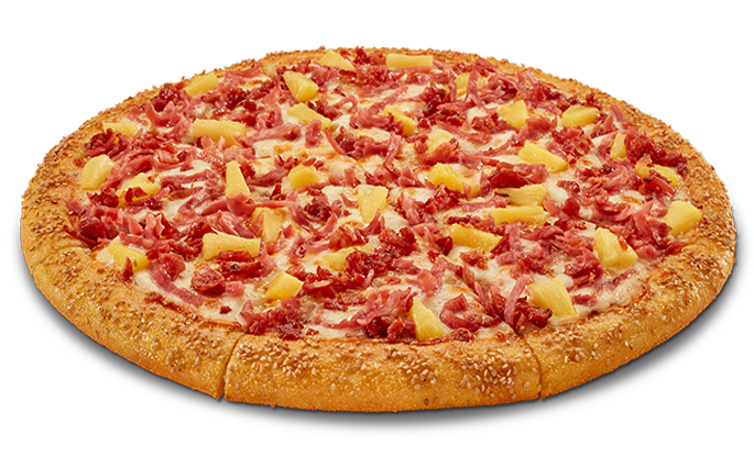 Howie maui pizza with pineapple 