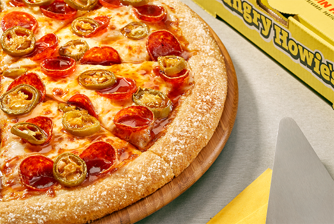 Bee sting pizza