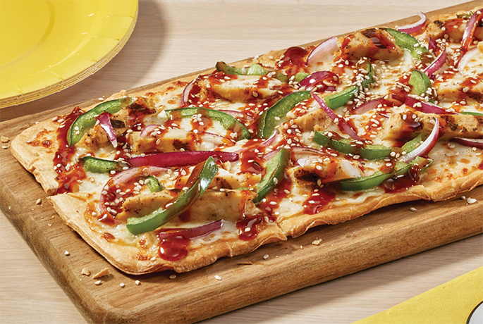 Asian Chicken Flatbread
