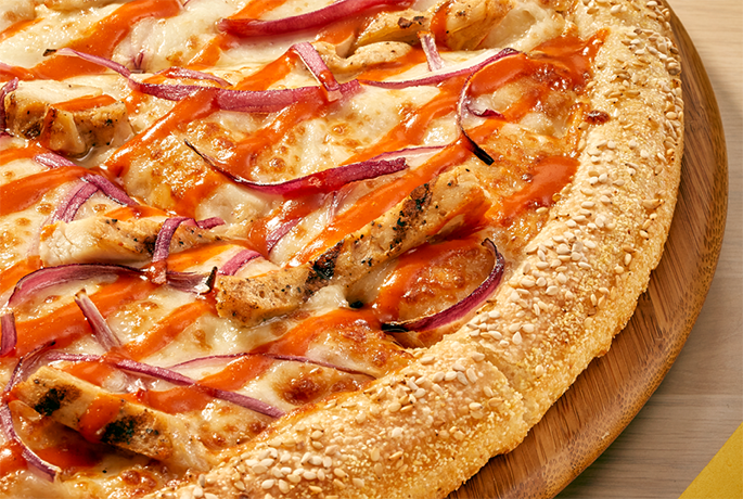 Buffalo chicken pizza