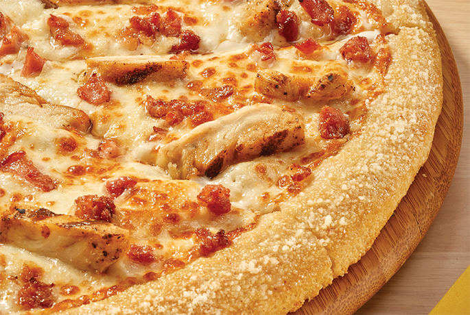 Chicken bacon ranch pizza