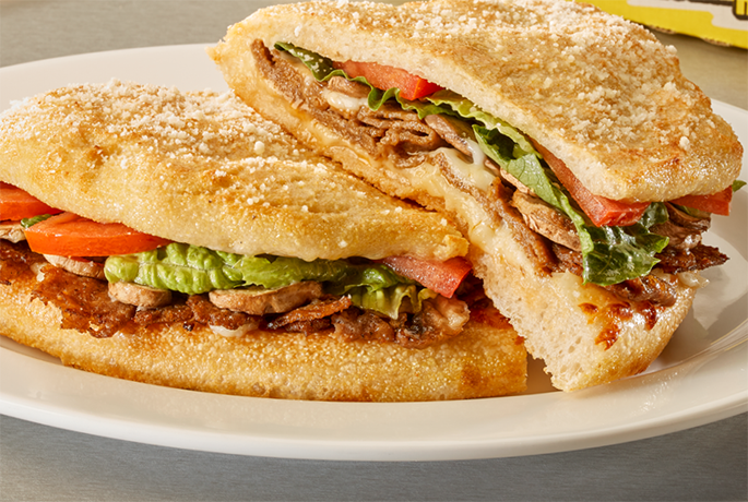 Steak Cheese and Mushroom Sub