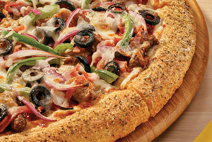 The works pizza