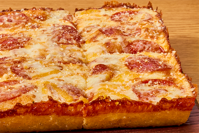 Deep Dish 3 Cheeser Pepperoni Pleaser Pizza