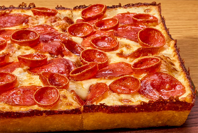 Deep Dish Pepperoni Duo Pizza