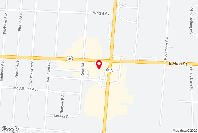 Google map of location for driving directions.