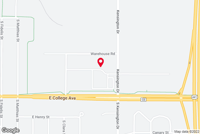 Google map of location for driving directions.