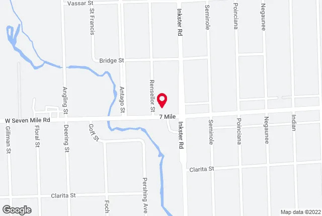 Google map of location for driving directions.