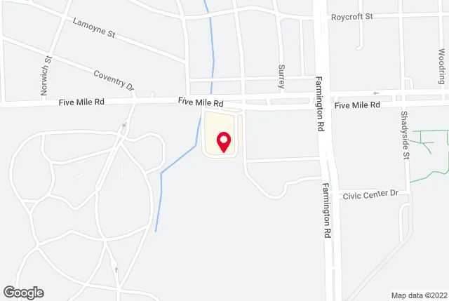 Google map of location for driving directions.