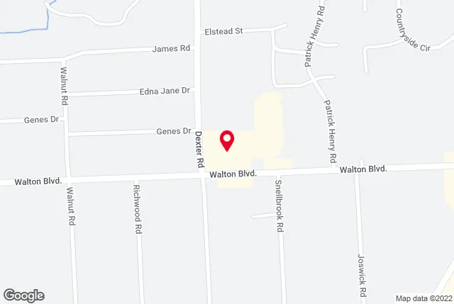 Google map of location for driving directions.