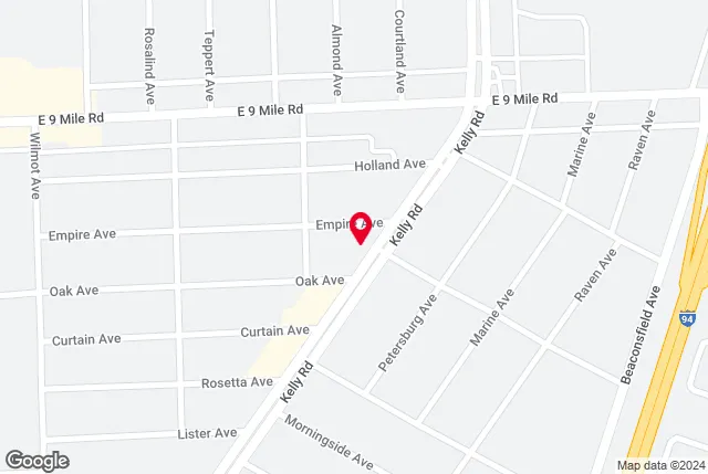 Google map of location for driving directions.