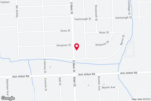 Google map of location for driving directions.