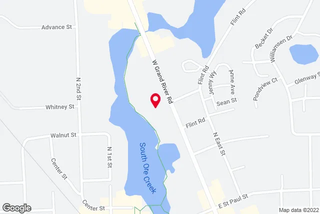 Google map of location for driving directions.