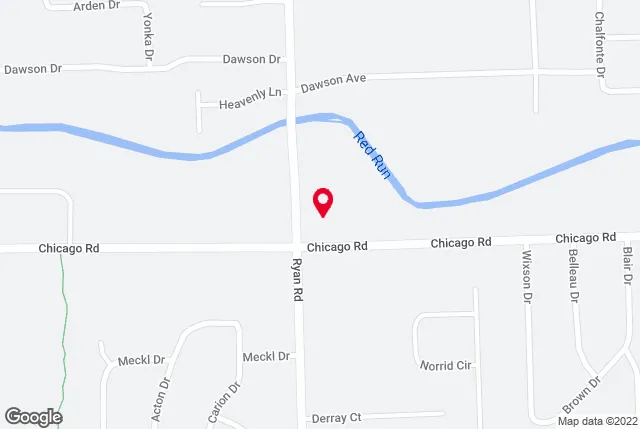 Google map of location for driving directions.