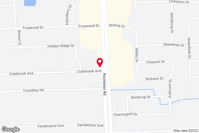 Google map of location for driving directions.