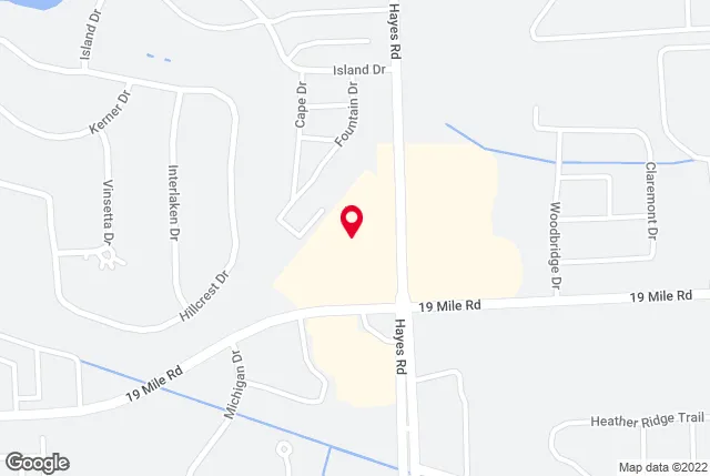 Google map of location for driving directions.