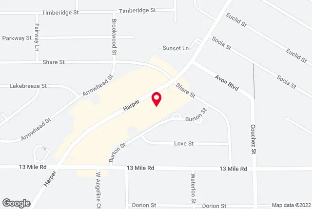 Google map of location for driving directions.