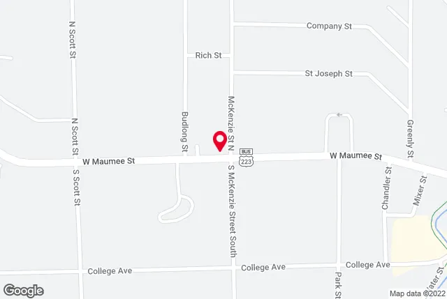 Google map of location for driving directions.