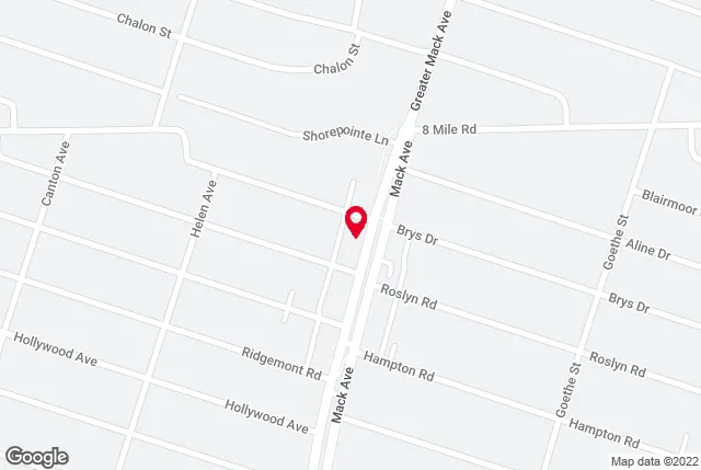 Google map of location for driving directions.