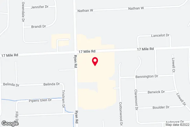 Google map of location for driving directions.