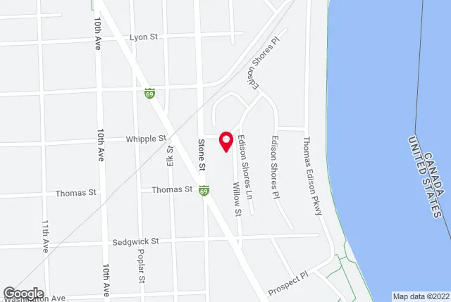 Google map of location for driving directions.