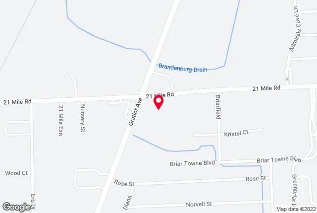 Google map of location for driving directions.