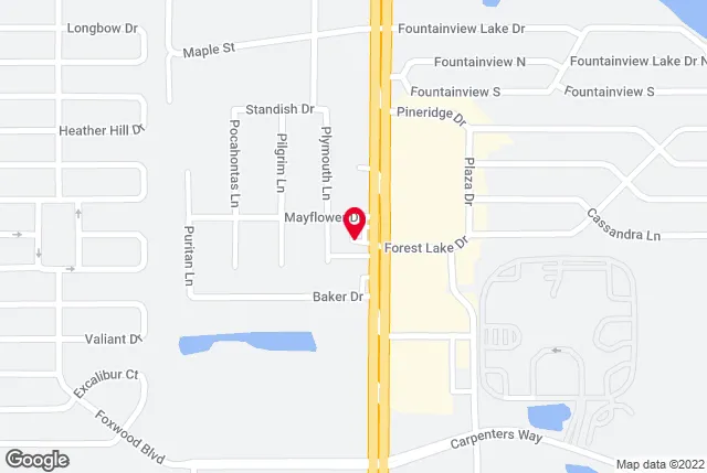 Google map of location for driving directions.