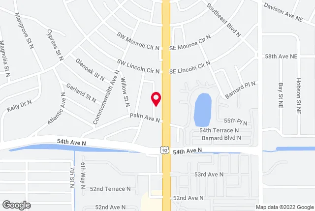 Google map of location for driving directions.