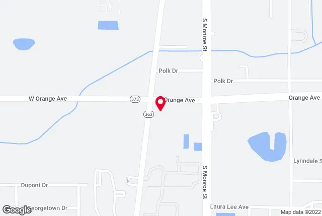 Google map of location for driving directions.