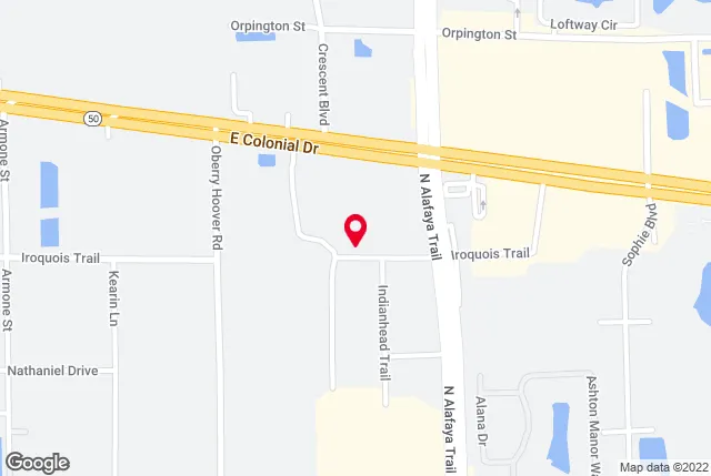 Google map of location for driving directions.