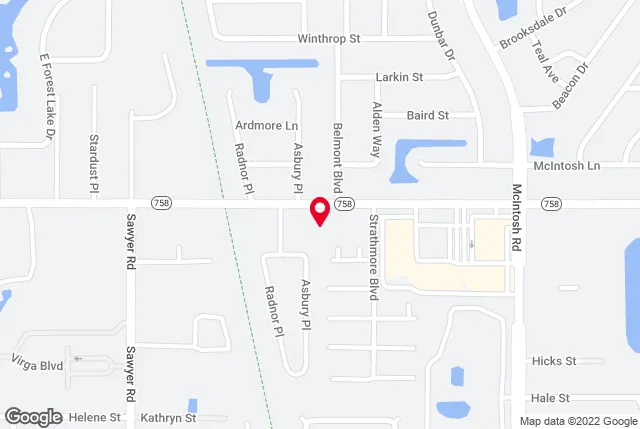 Google map of location for driving directions.