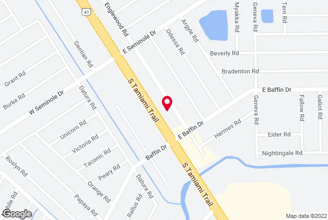 Google map of location for driving directions.