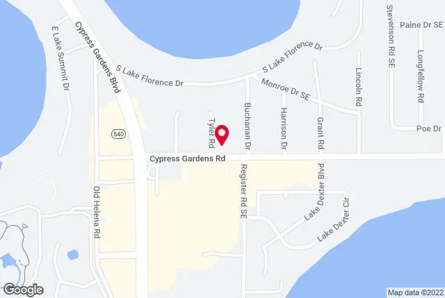 Google map of location for driving directions.