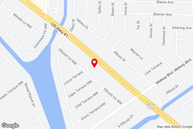 Google map of location for driving directions.