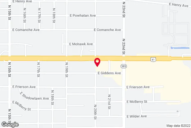 Google map of location for driving directions.