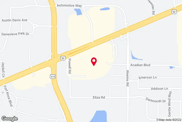 Google map of location for driving directions.