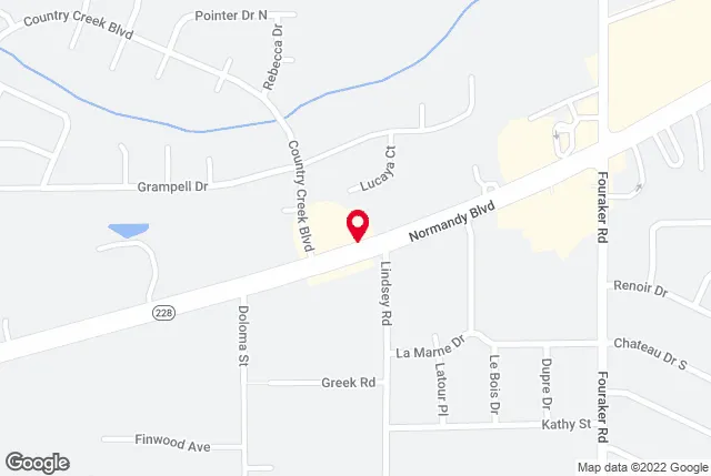 Google map of location for driving directions.