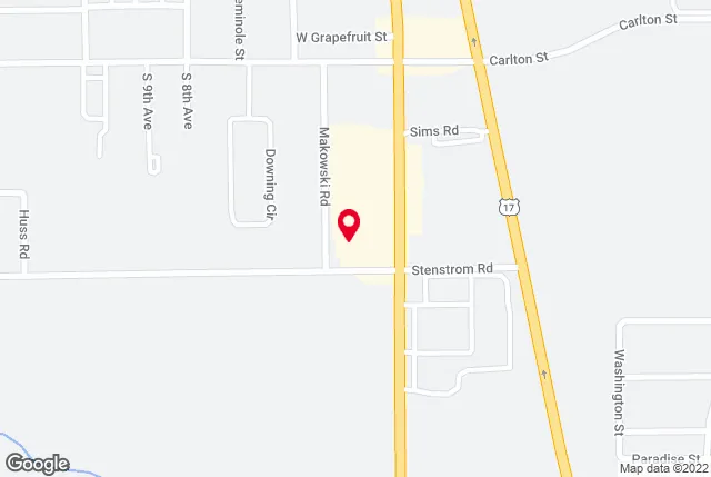 Google map of location for driving directions.