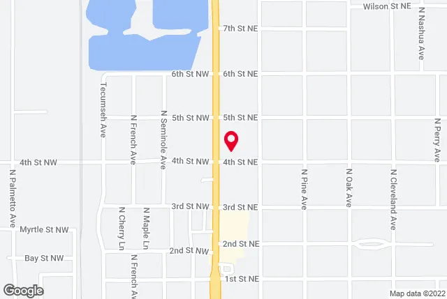 Google map of location for driving directions.