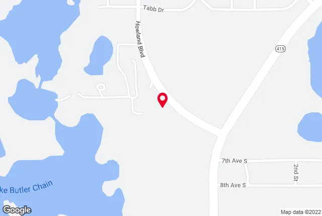 Google map of location for driving directions.