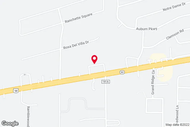 Google map of location for driving directions.