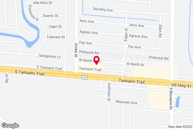 Google map of location for driving directions.