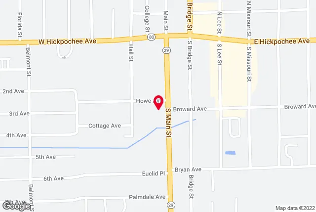 Google map of location for driving directions.