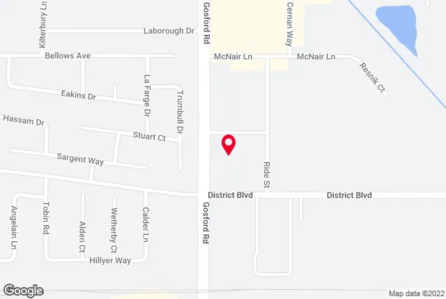 Google map of location for driving directions.