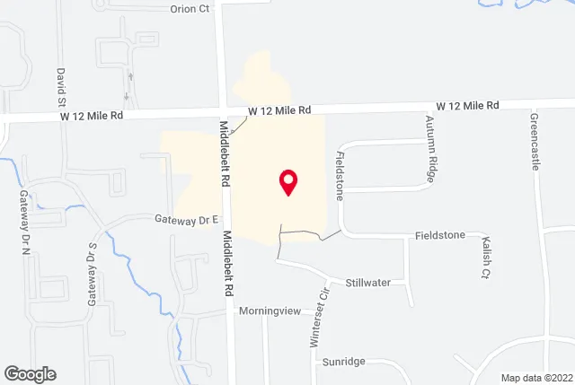 Google map of location for driving directions.