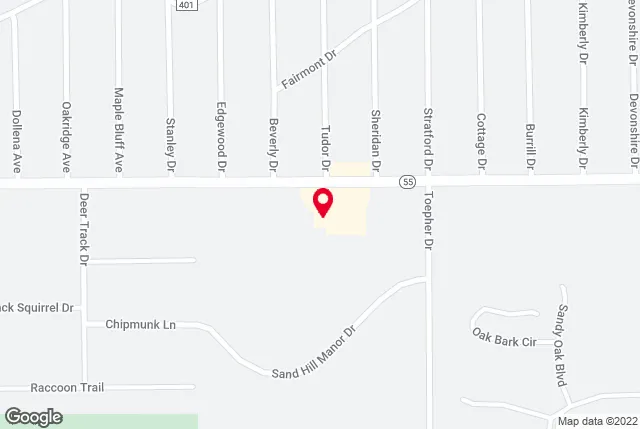 Google map of location for driving directions.