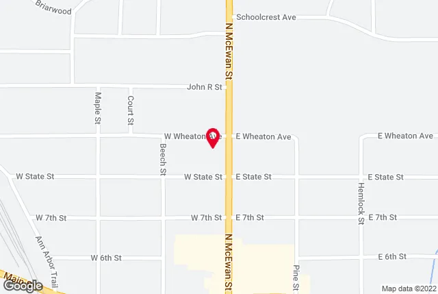 Google map of location for driving directions.