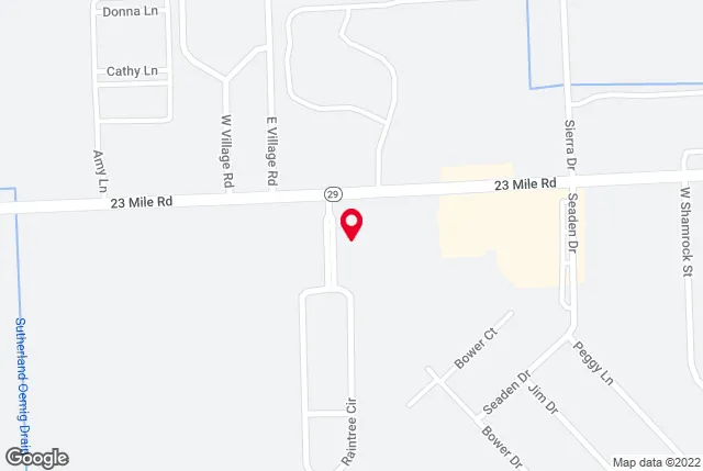 Google map of location for driving directions.