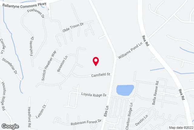 Google map of location for driving directions.