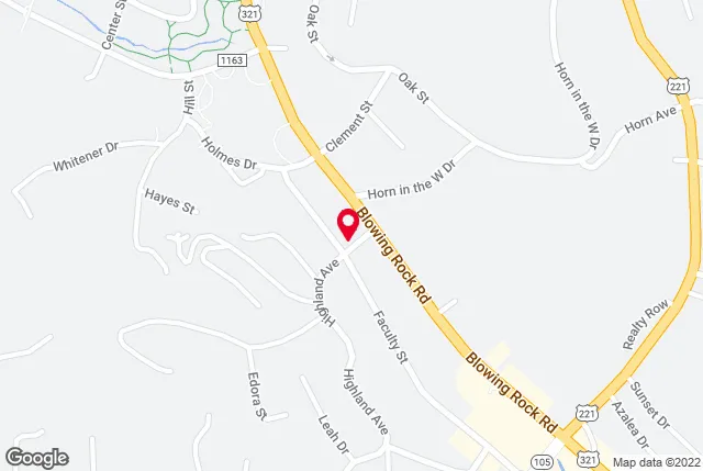 Google map of location for driving directions.